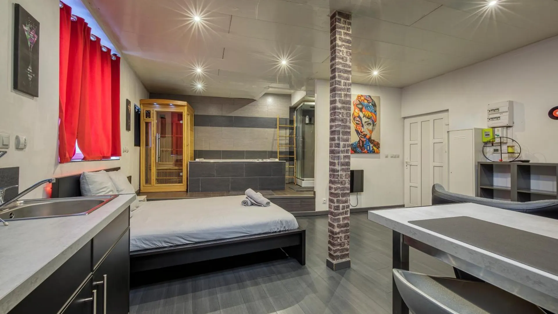 Street Loft With Sauna Saint-Etienne  Apartment Saint-Etienne (Loire)